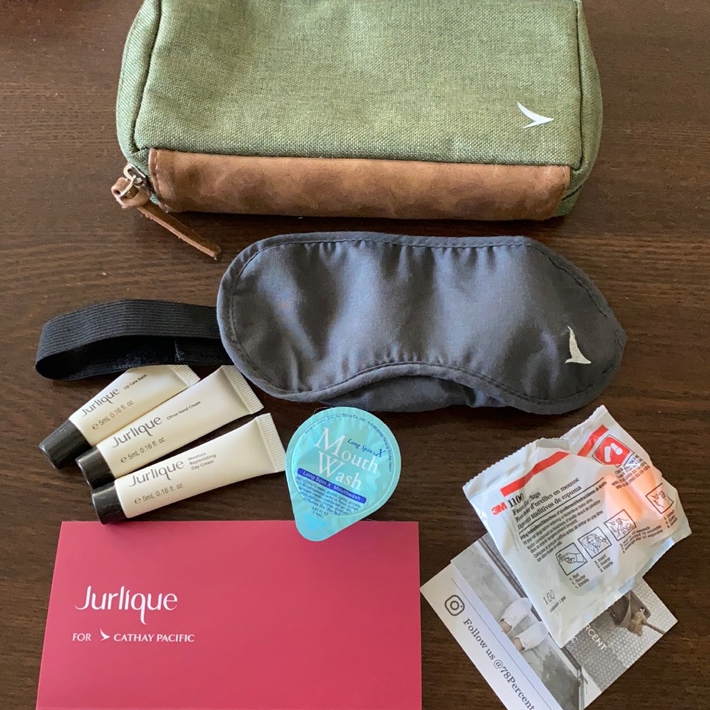 Cathay Pacific Business Class Inflight Kit